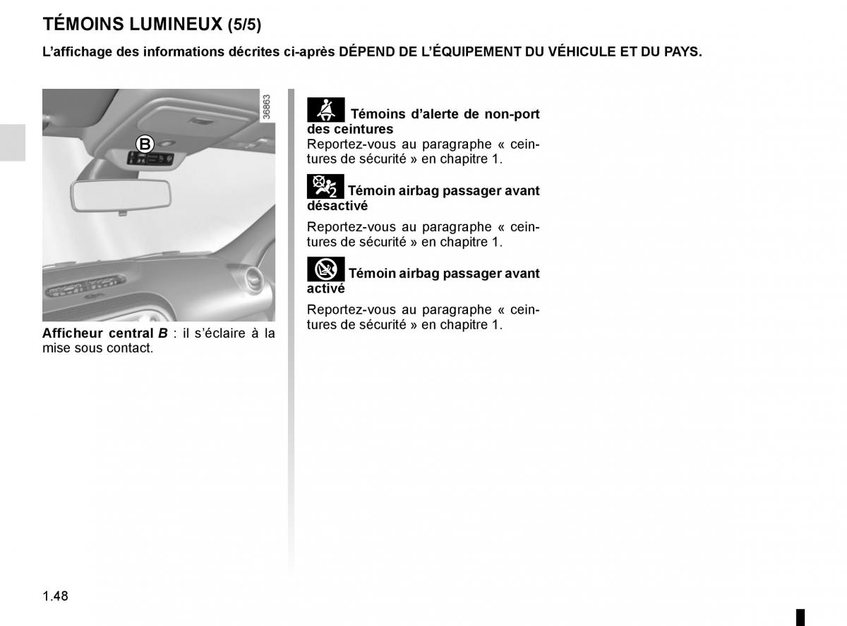manual Renault Twingo Renault Twingo III 3 manuel du proprietaire / page 54