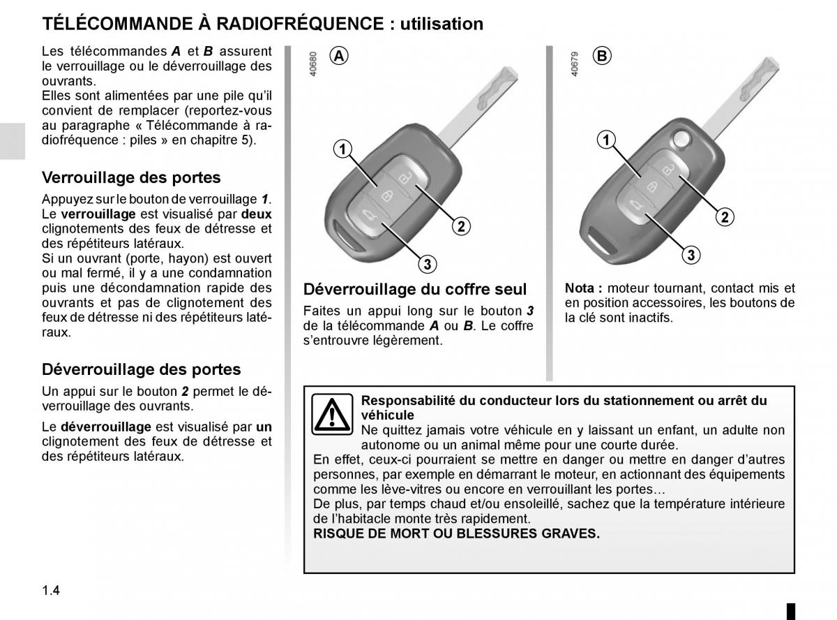 Renault Twingo III 3 manuel du proprietaire / page 10