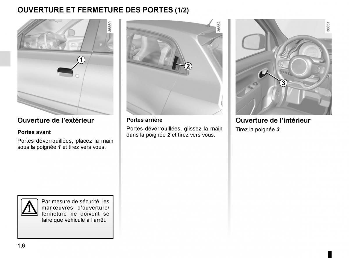 Renault Twingo III 3 manuel du proprietaire / page 12