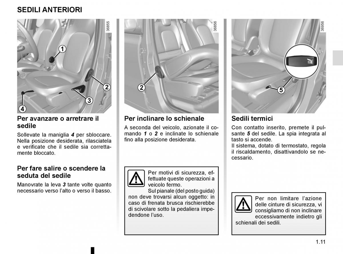Renault Twingo III 3 manuale del proprietario / page 17