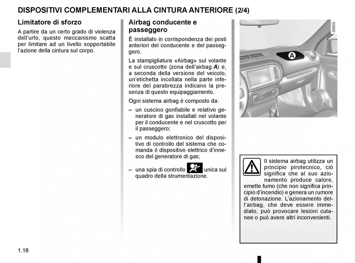 Renault Twingo III 3 manuale del proprietario / page 22