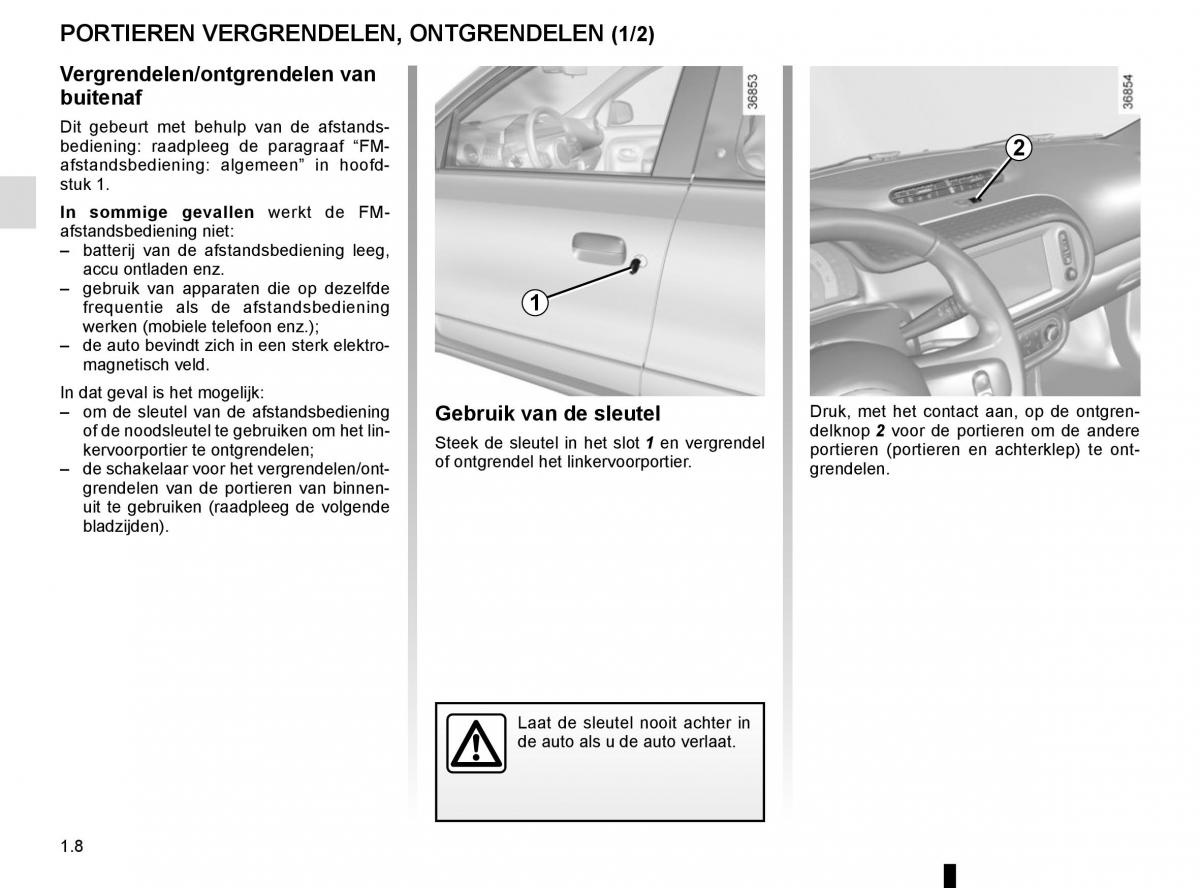 Renault Twingo III 3 handleiding / page 14
