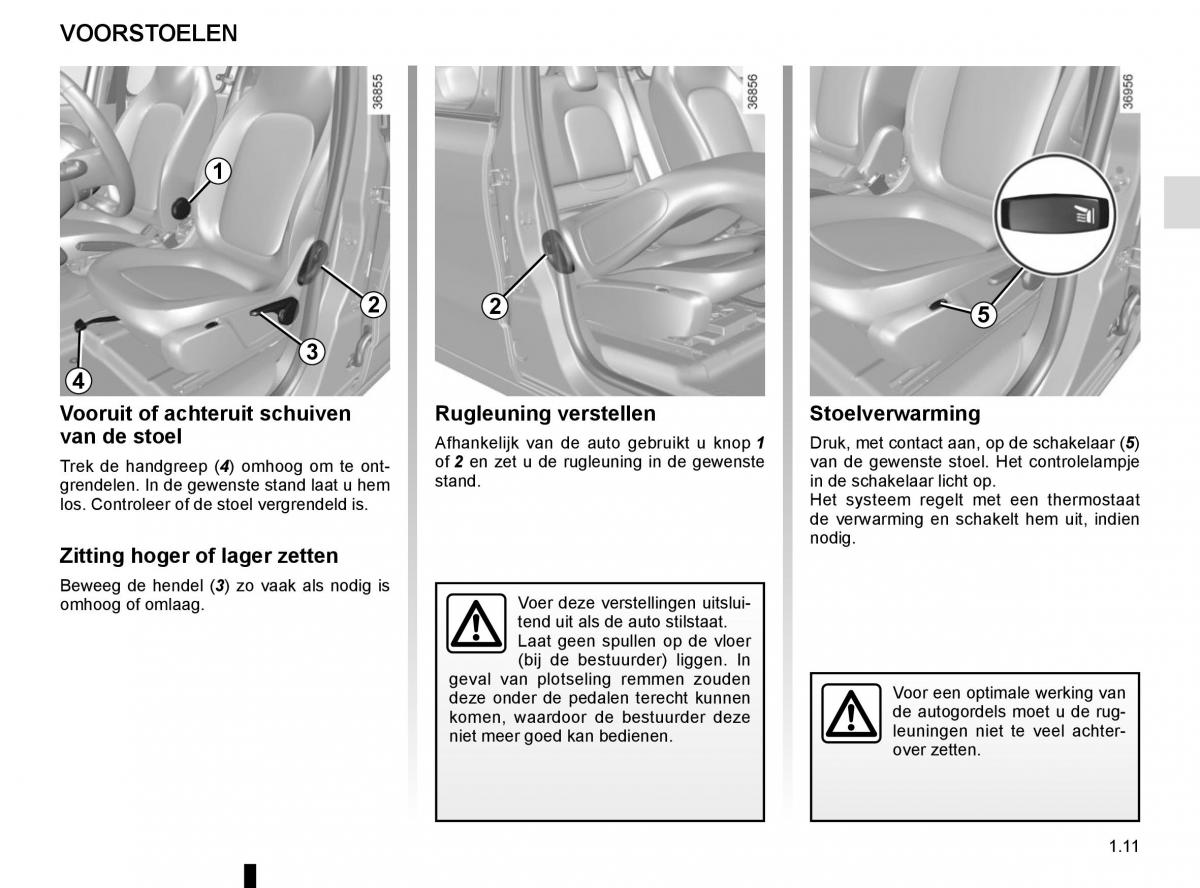 Renault Twingo III 3 handleiding / page 17