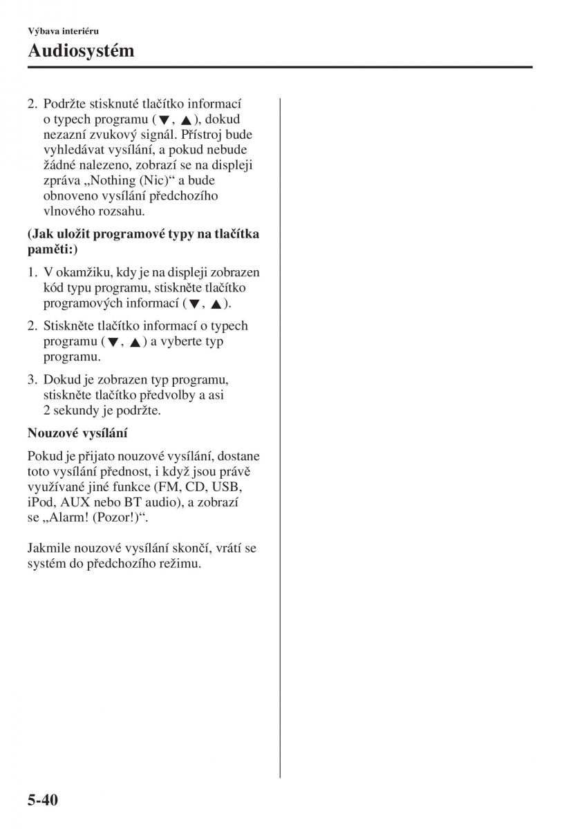 Mazda 6 III navod k obsludze / page 448