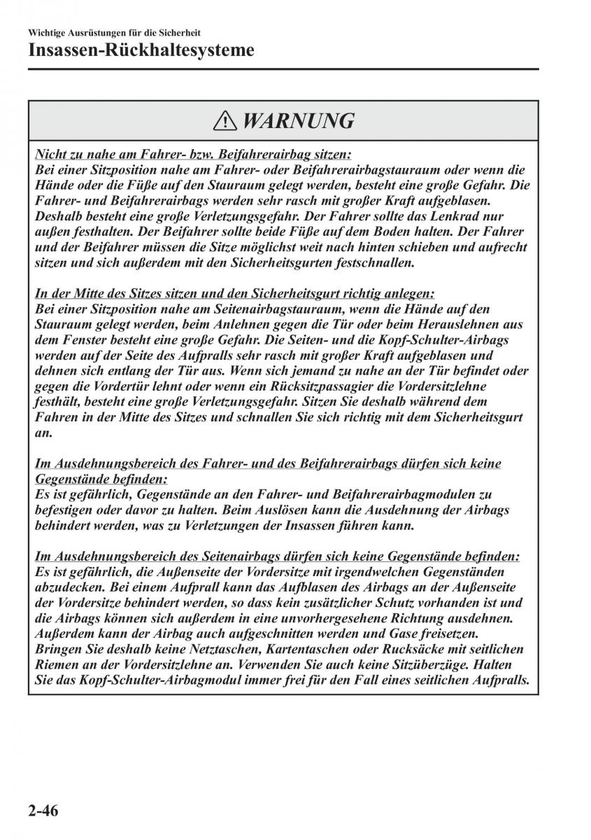 Mazda 6 III Handbuch / page 65
