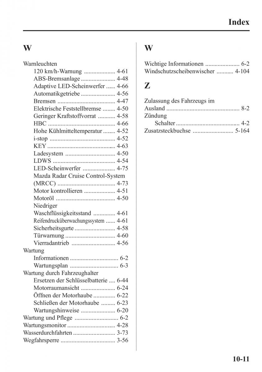 Mazda 6 III Handbuch / page 812