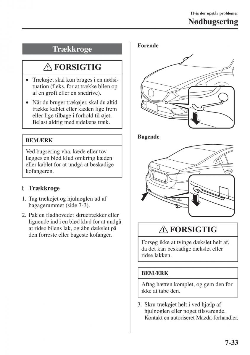 Mazda 6 III Bilens instruktionsbog / page 679