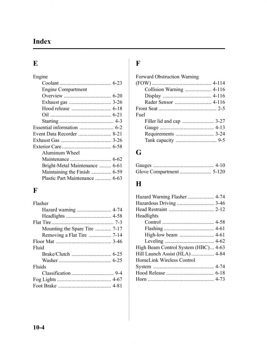 Mazda 6 III owners manual / page 570