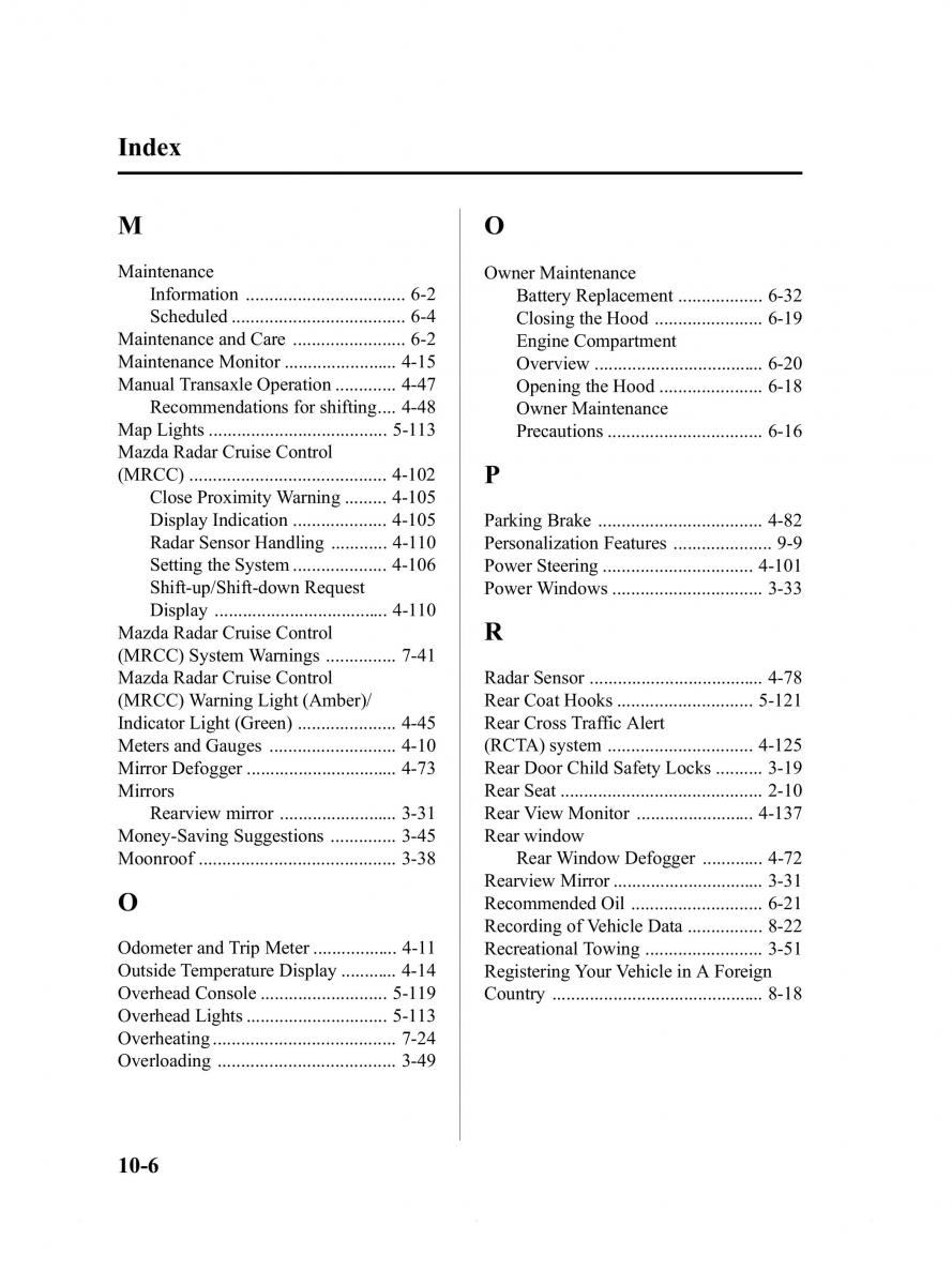 Mazda 6 III owners manual / page 572