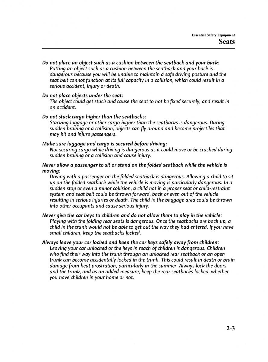 Mazda 6 III owners manual / page 15