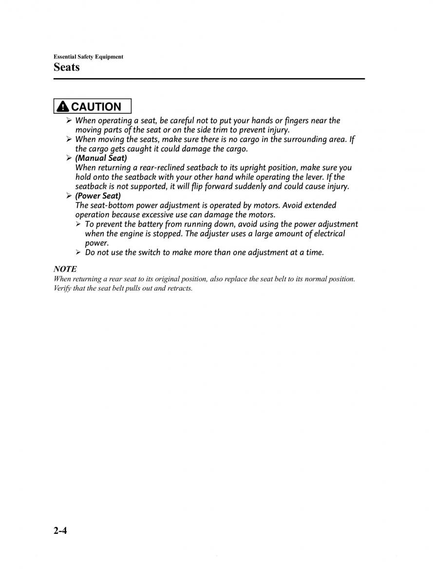 Mazda 6 III owners manual / page 16