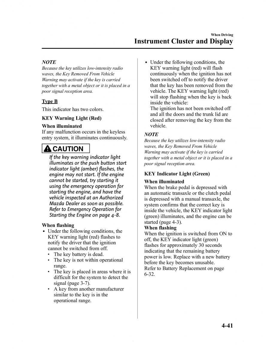 Mazda 6 III owners manual / page 165