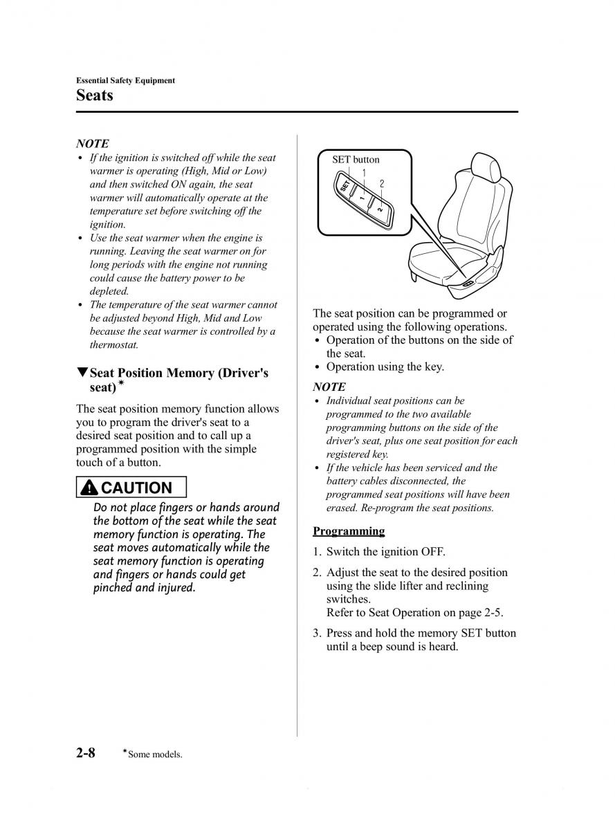 Mazda 6 III owners manual / page 20