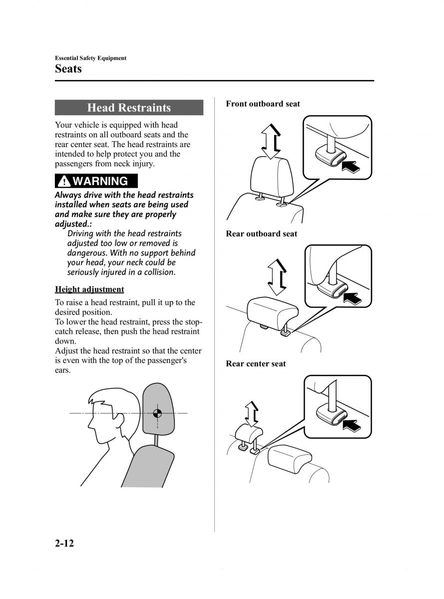 Mazda 6 III owners manual / page 24