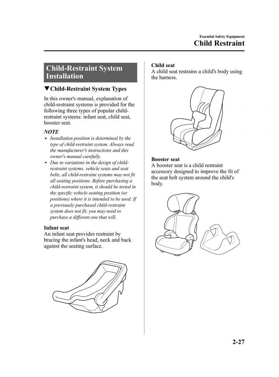 Mazda 6 III owners manual / page 39