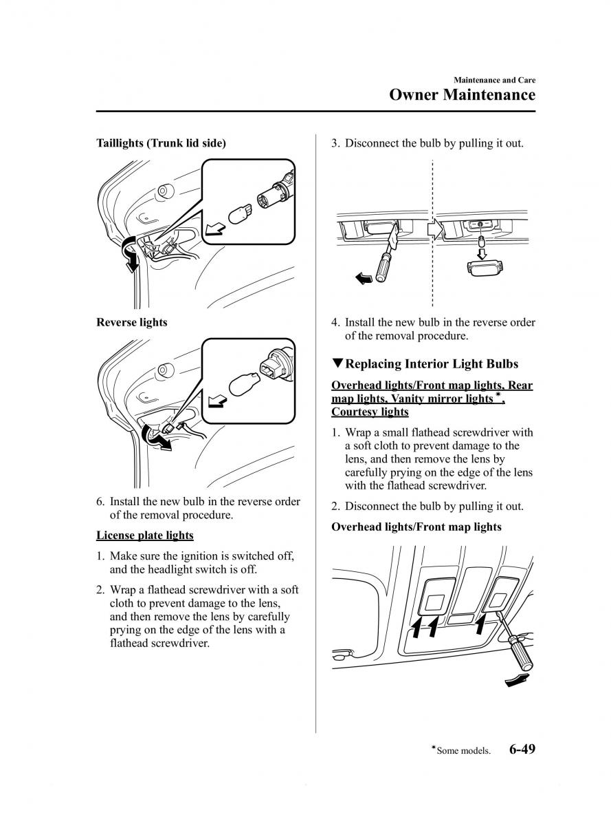 Mazda 6 III owners manual / page 443