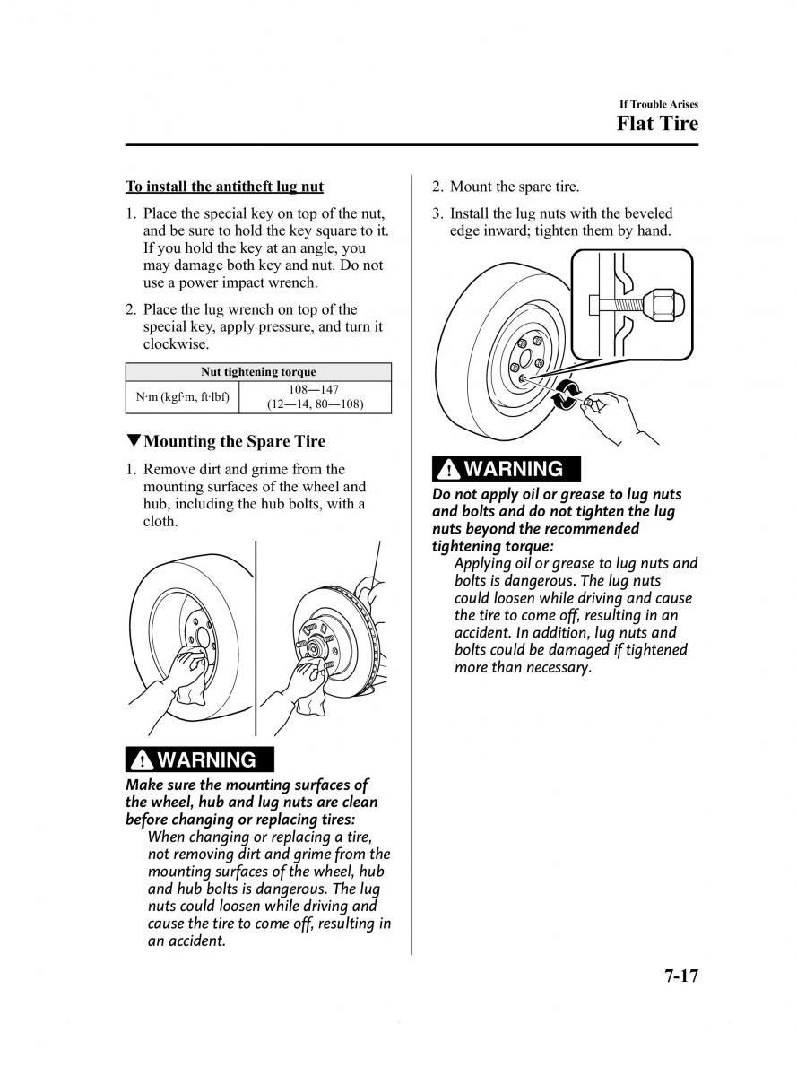 Mazda 6 III owners manual / page 477