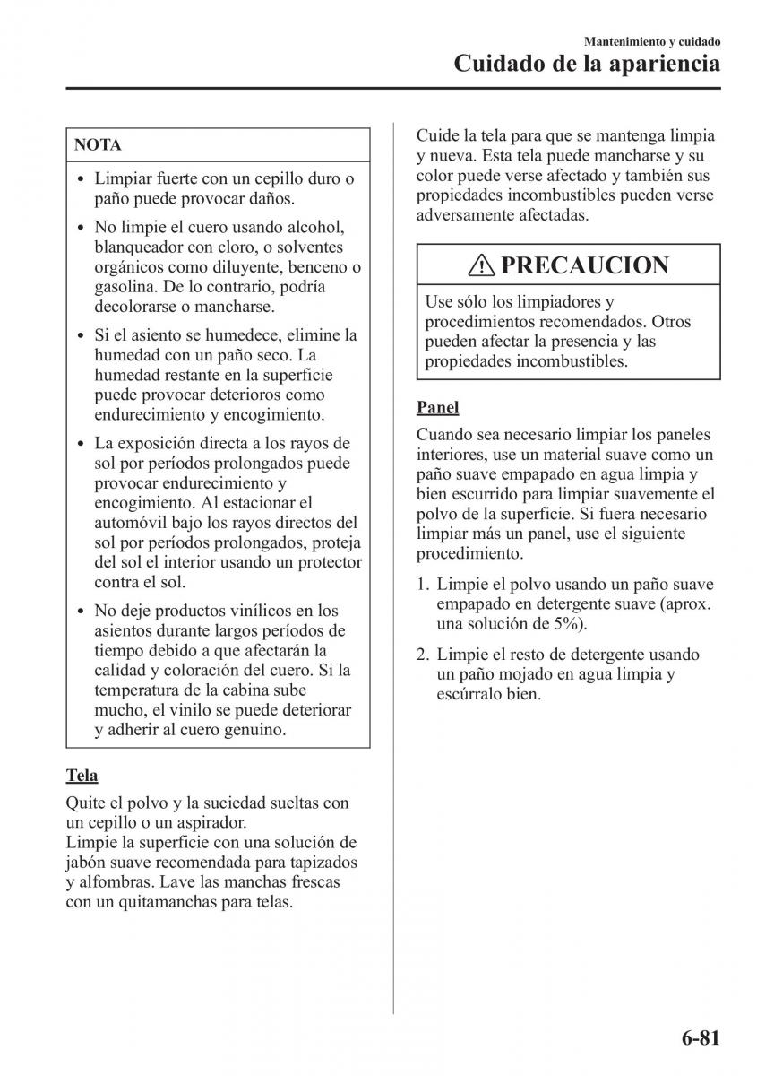 Mazda 6 III manual del propietario / page 683