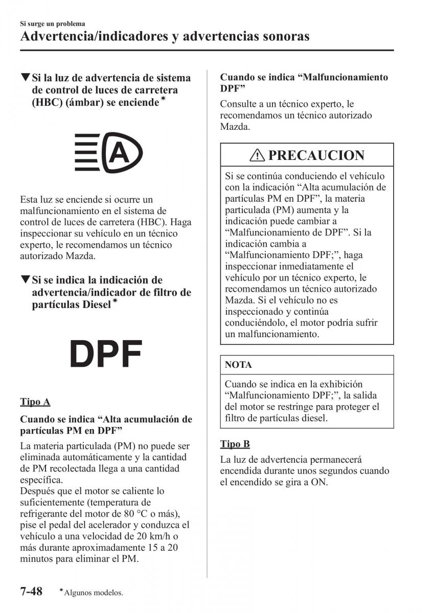 Mazda 6 III manual del propietario / page 734