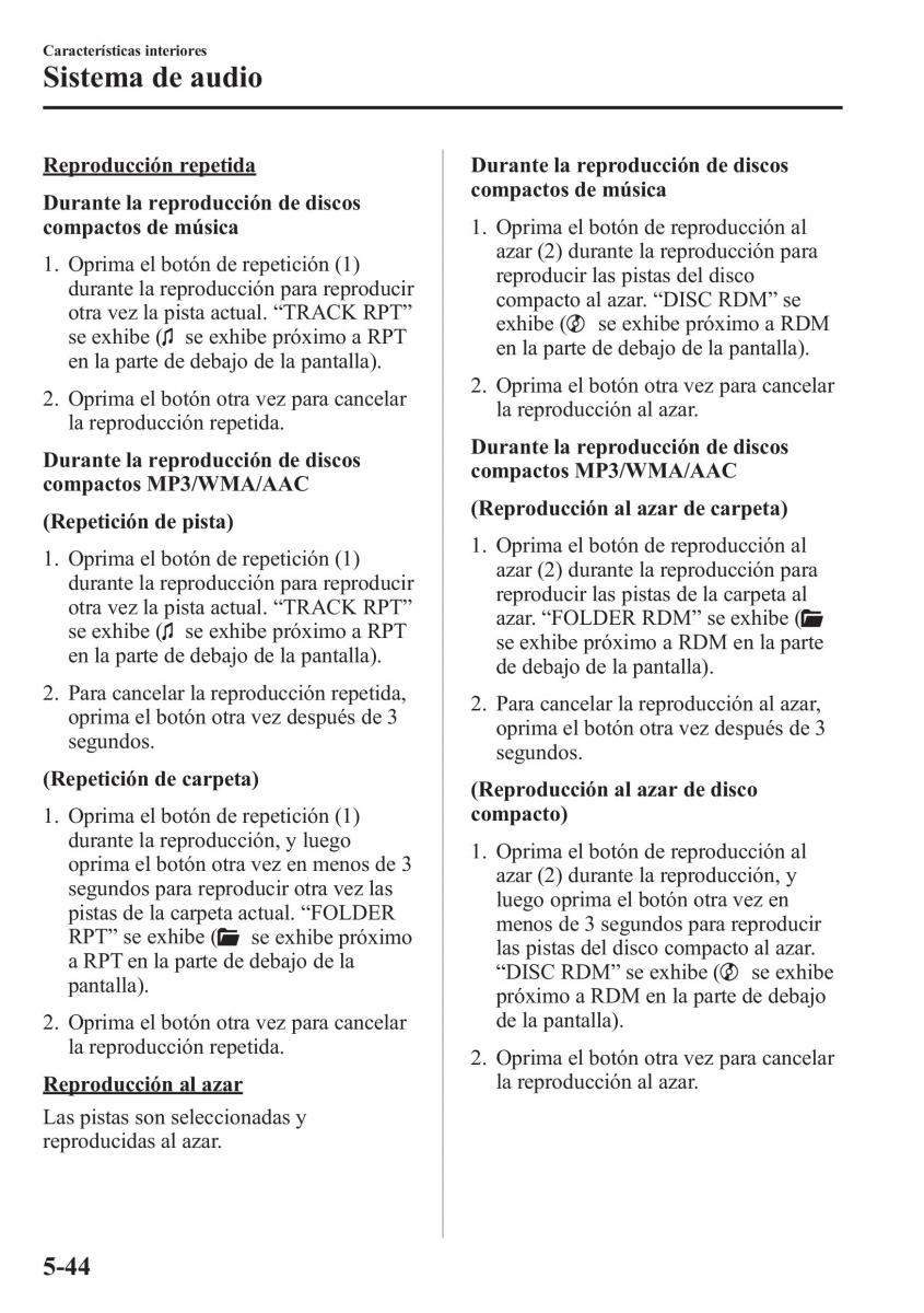 Mazda 6 III manual del propietario / page 476