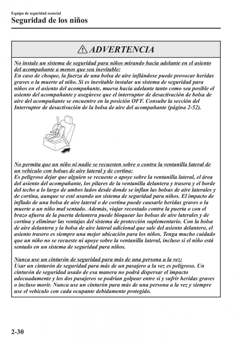 Mazda 6 III manual del propietario / page 54