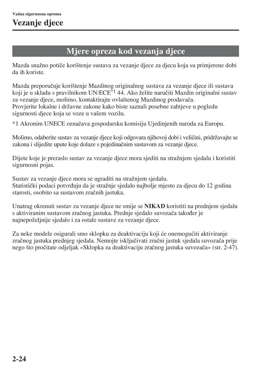 Mazda 6 III vlasnicko uputstvo / page 48