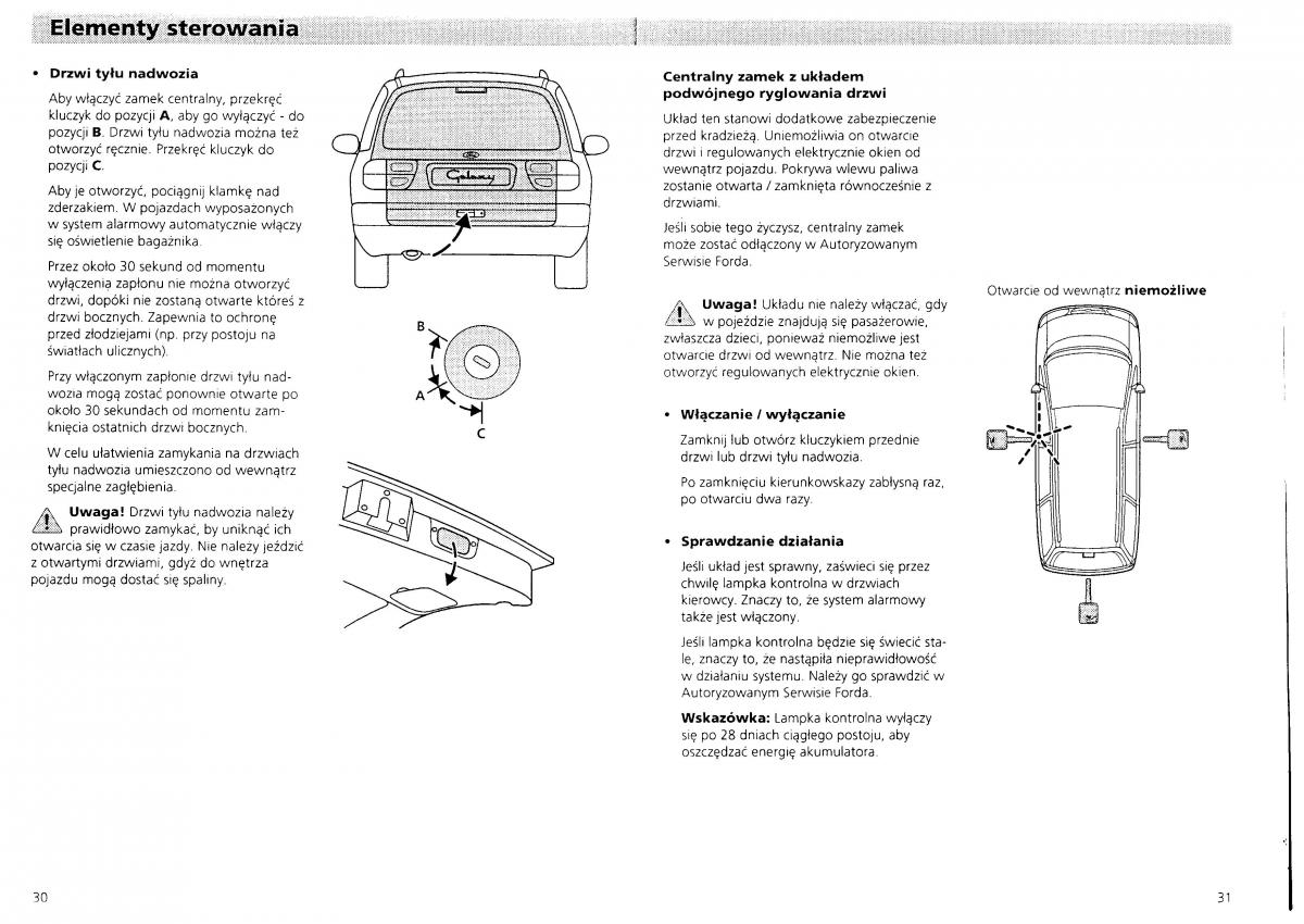 manual Ford Galaxy Ford Galaxy I 1 instrukcja obslugi / page 17