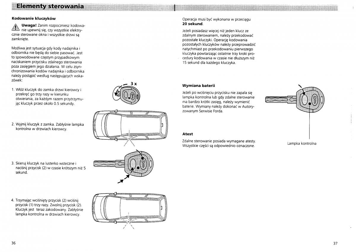 manual Ford Galaxy Ford Galaxy I 1 instrukcja obslugi / page 20