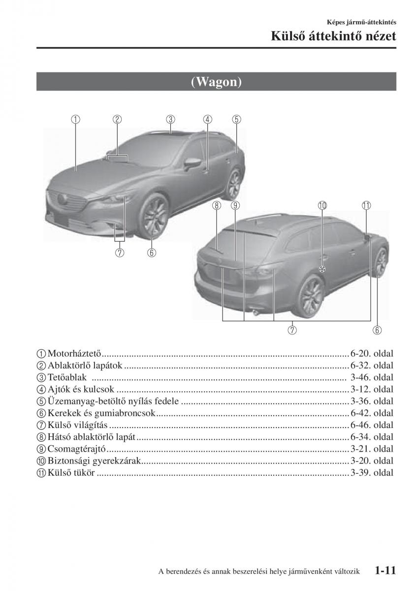 Mazda 6 III Kezelesi utmutato / page 23