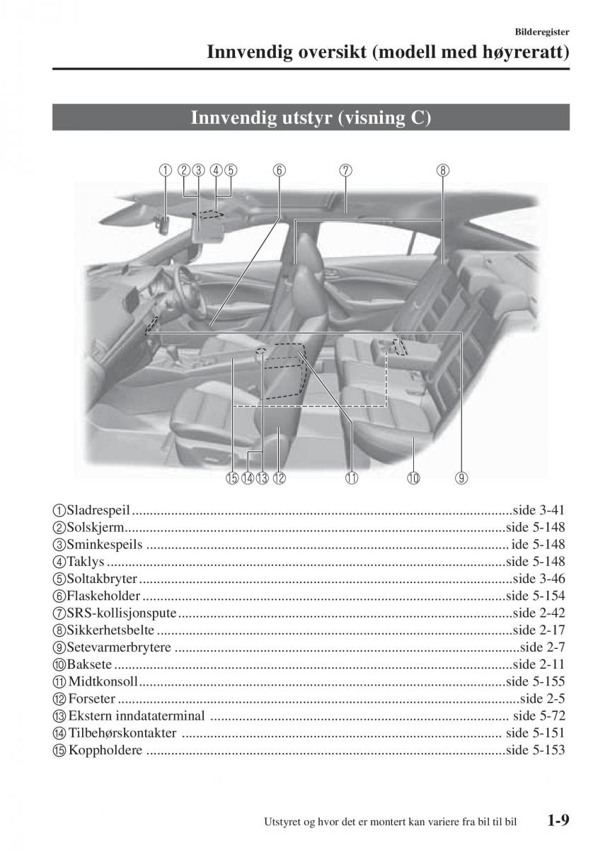 Mazda 6 III bruksanvisningen / page 21