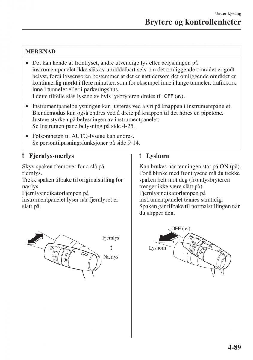 Mazda 6 III bruksanvisningen / page 247
