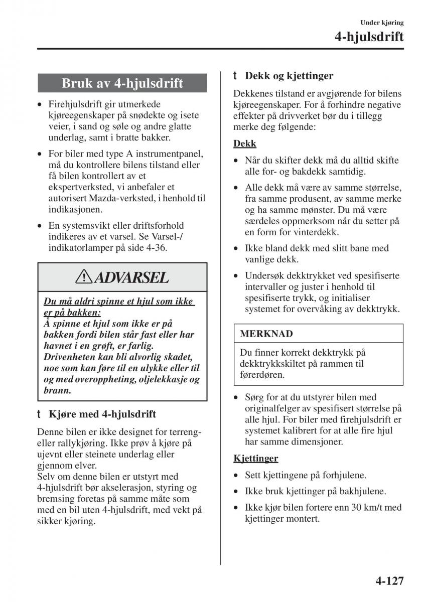 Mazda 6 III bruksanvisningen / page 285