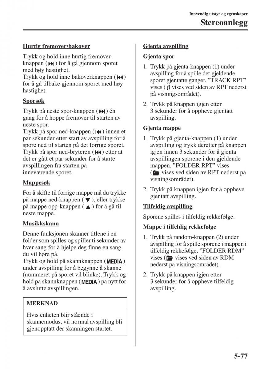 Mazda 6 III bruksanvisningen / page 485
