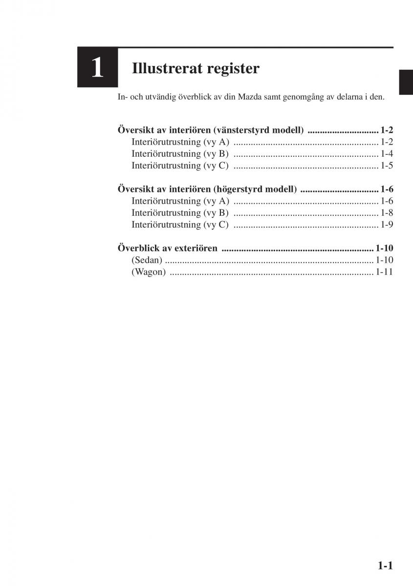 Mazda 6 III instruktionsbok / page 13