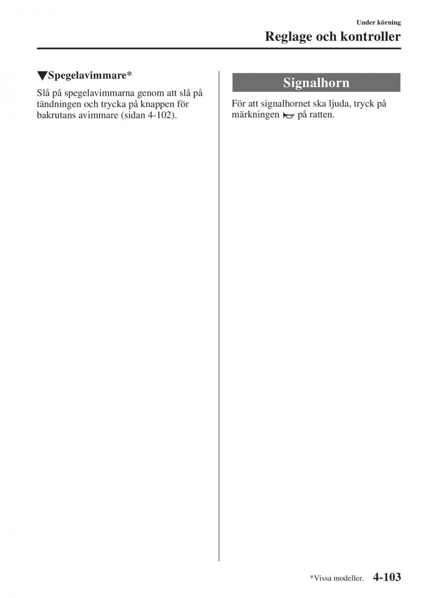 manual Mazda 6 Mazda 6 III instruktionsbok / page 261