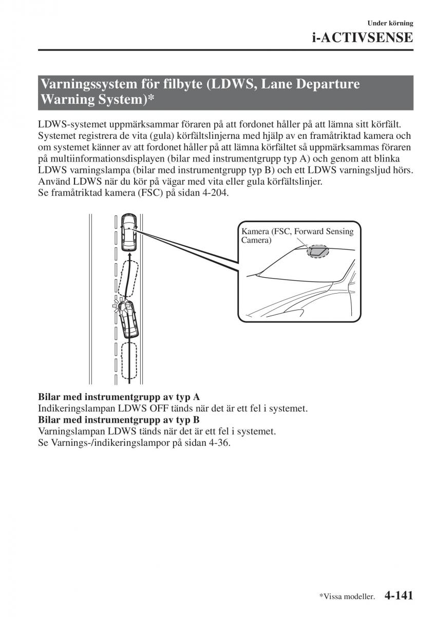 manual Mazda 6 Mazda 6 III instruktionsbok / page 299