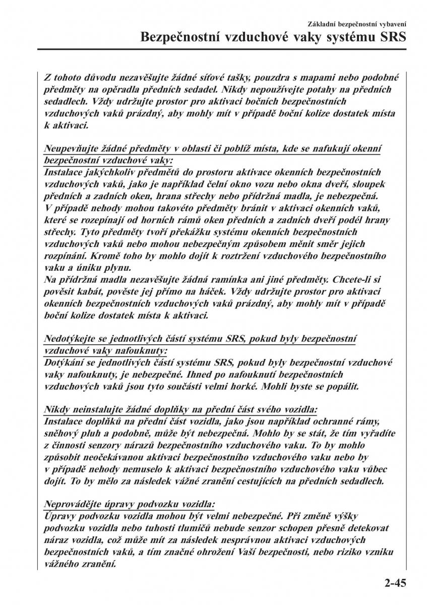 Mazda CX 3 navod k obsludze / page 65