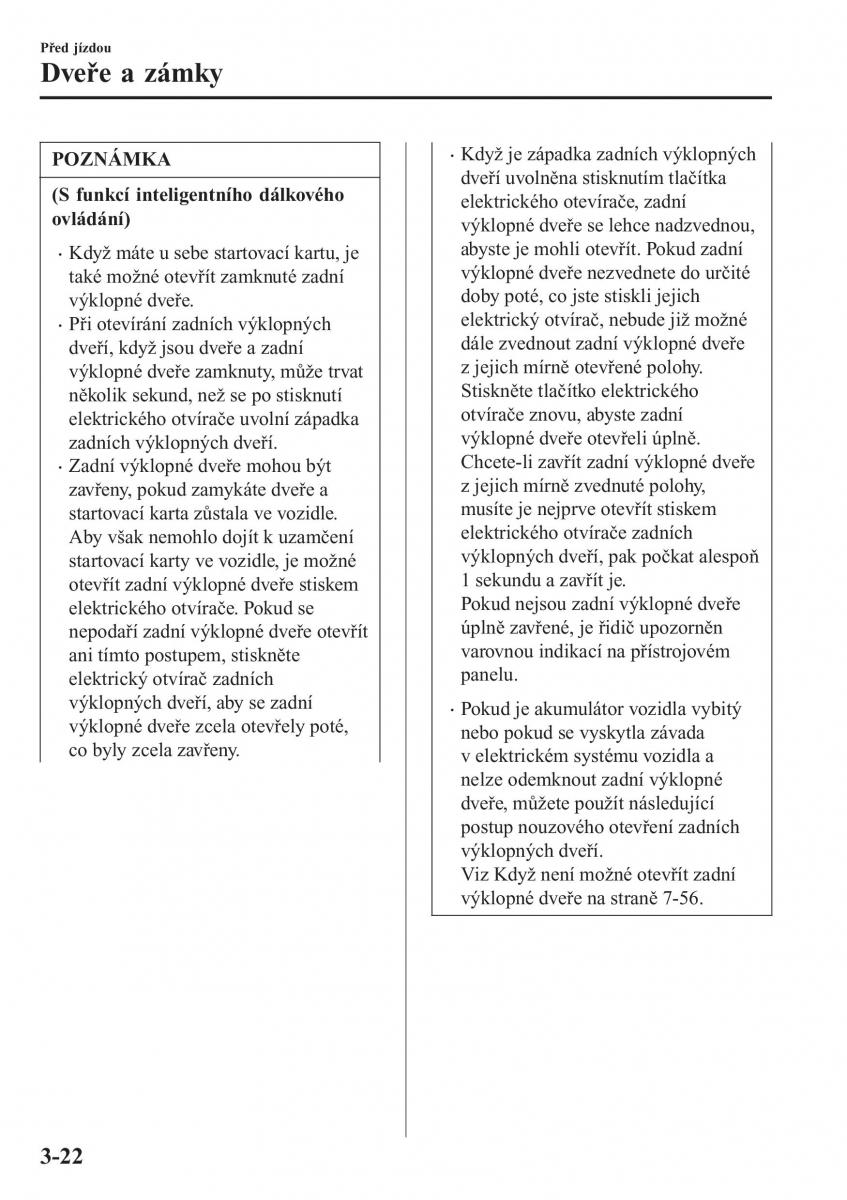 Mazda CX 3 navod k obsludze / page 102