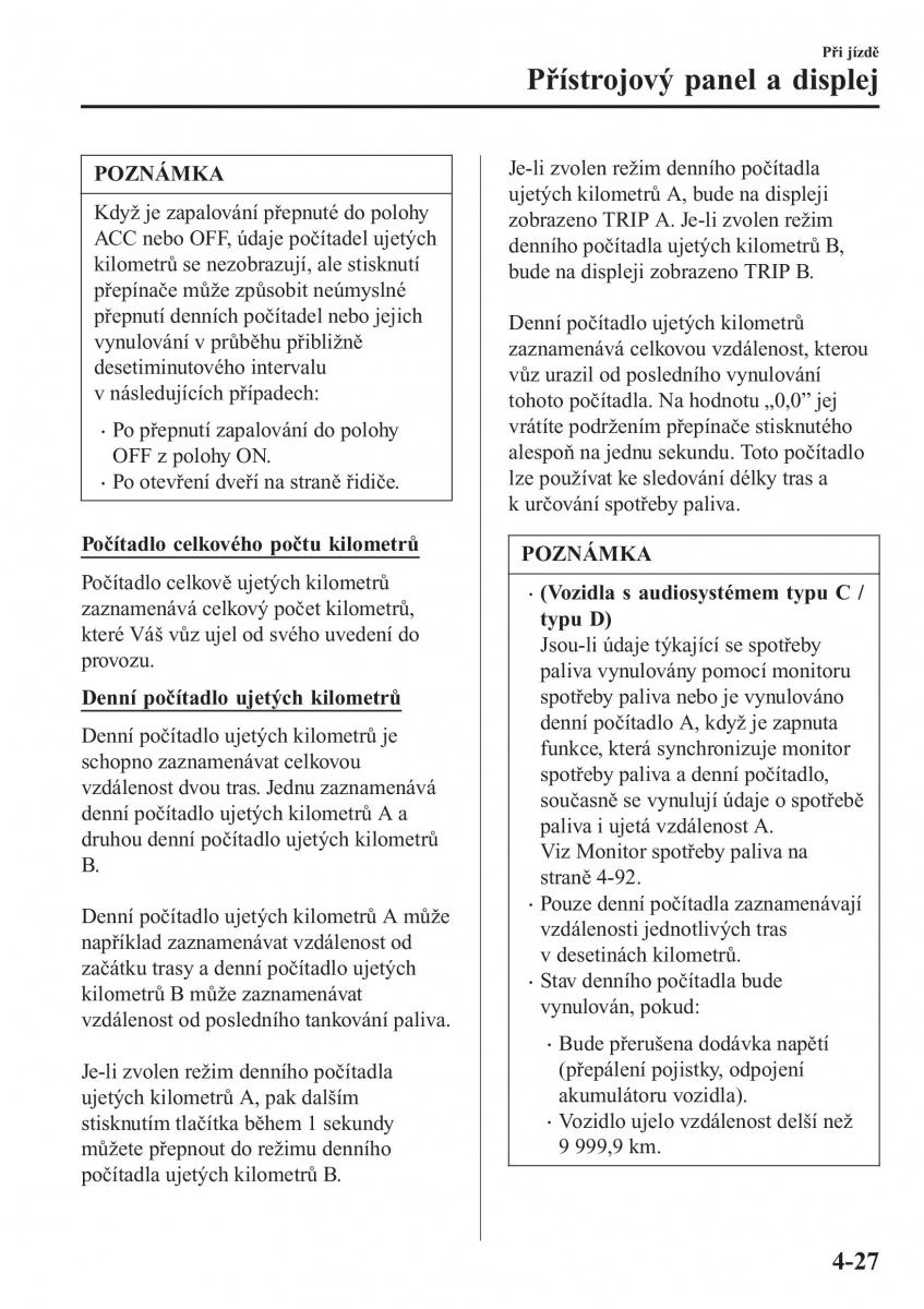 Mazda CX 3 navod k obsludze / page 173