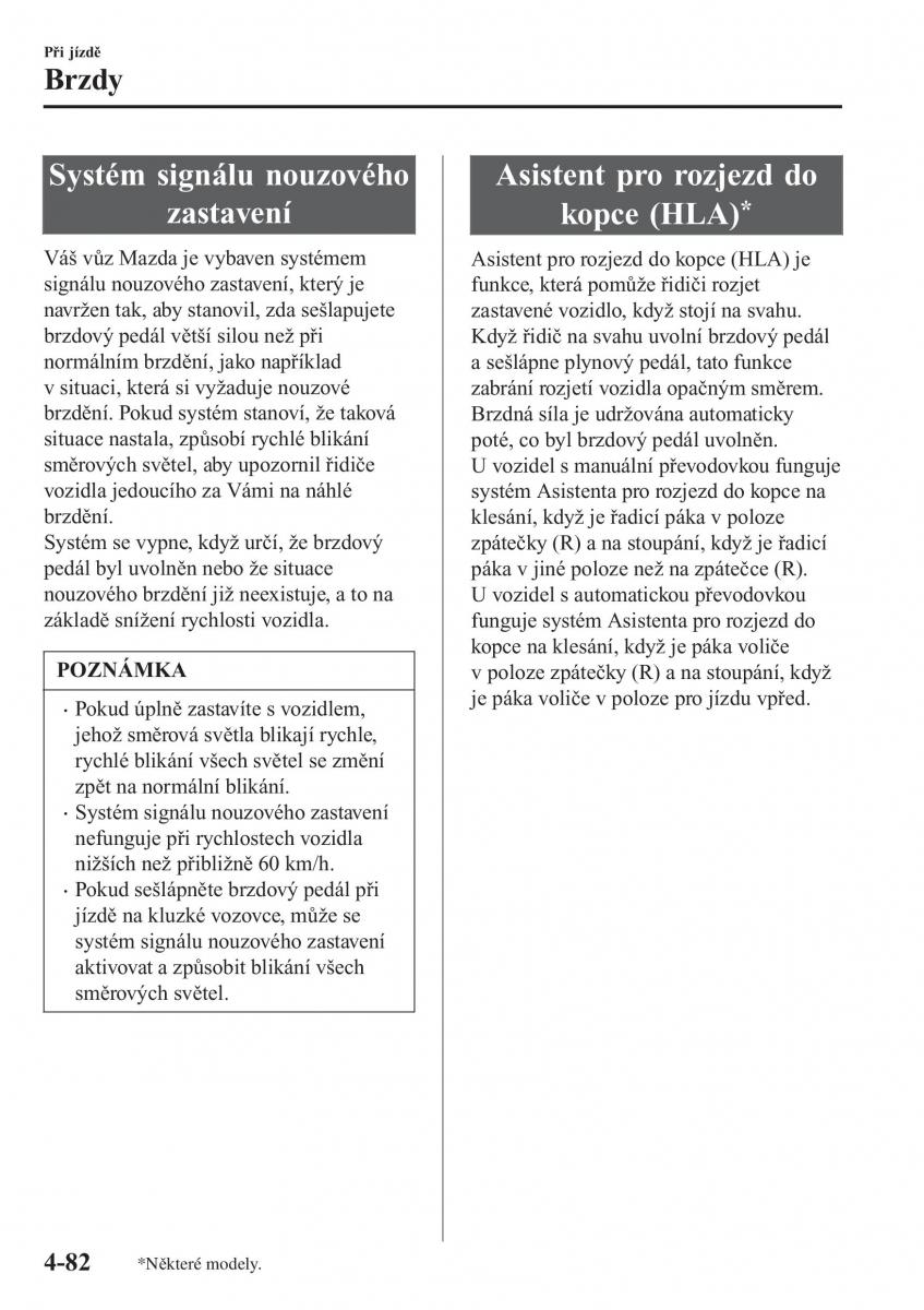 Mazda CX 3 navod k obsludze / page 228