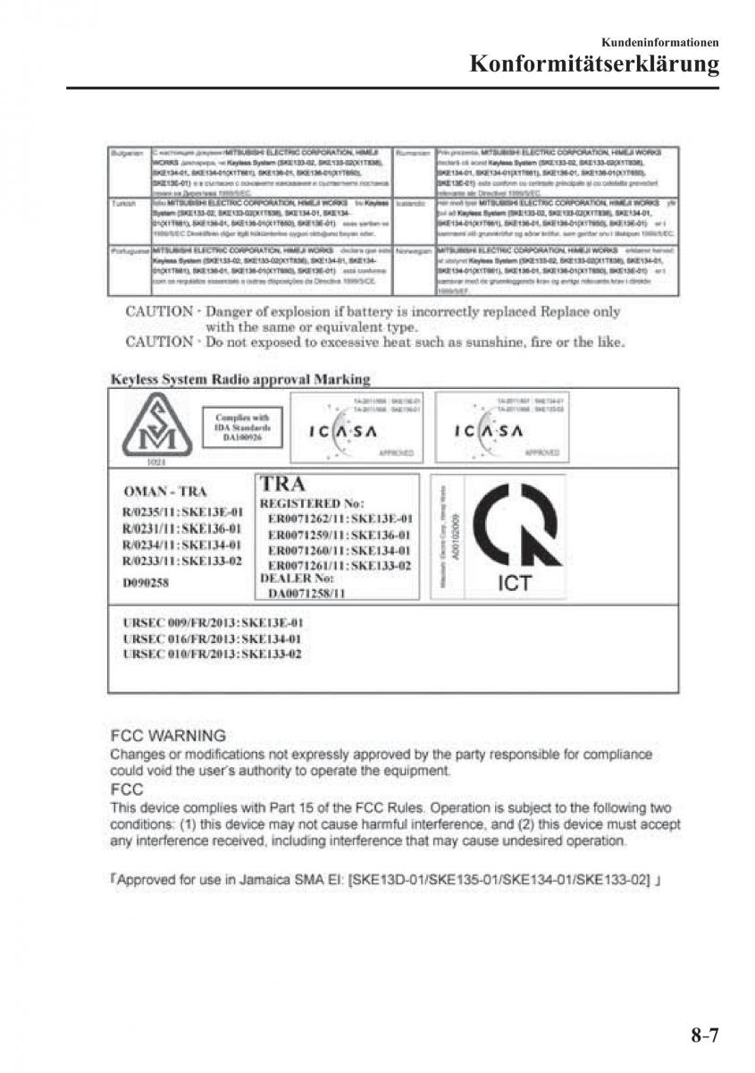 Mazda CX 3 Handbuch / page 638