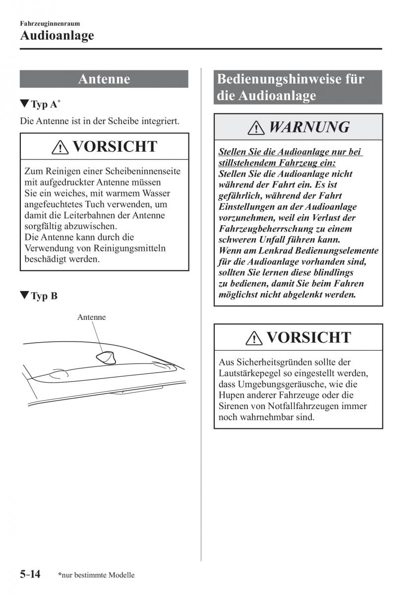 Mazda CX 3 Handbuch / page 349