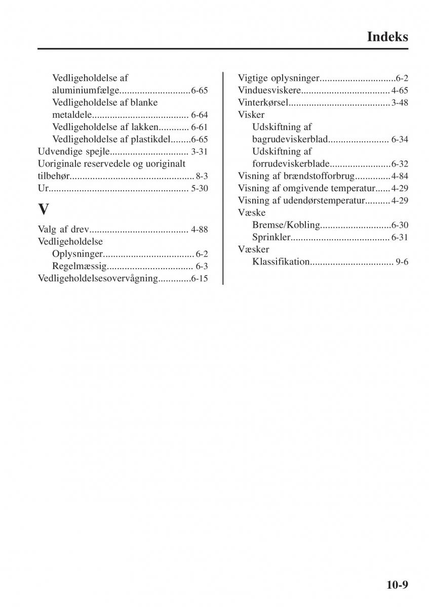 Mazda CX 3 Bilens instruktionsbog / page 637