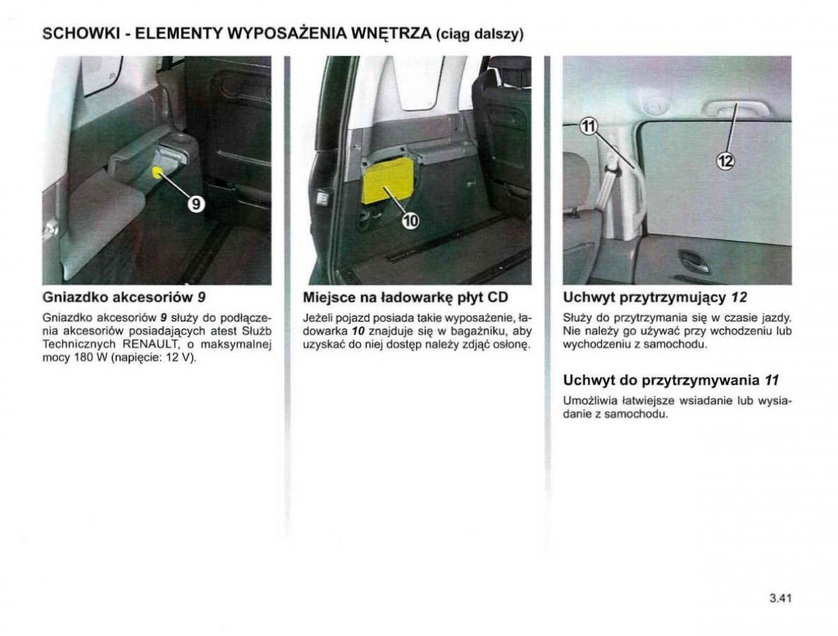 Reanult Espace IV 4 instrukcja obslugi / page 169
