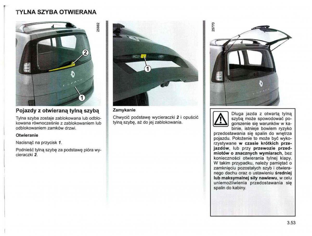 Reanult Espace IV 4 instrukcja obslugi / page 181