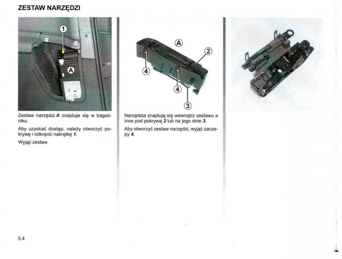 Reanult Espace IV 4 instrukcja obslugi / page 208