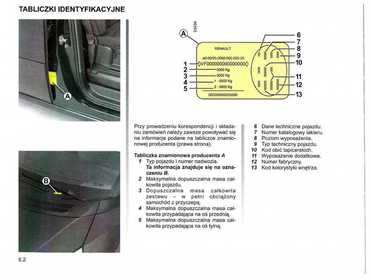 Reanult Espace IV 4 instrukcja obslugi / page 248