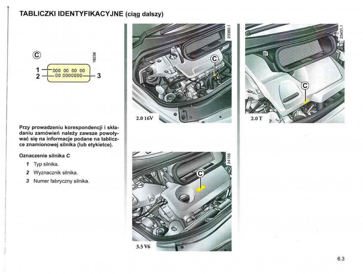 Reanult Espace IV 4 instrukcja obslugi / page 249