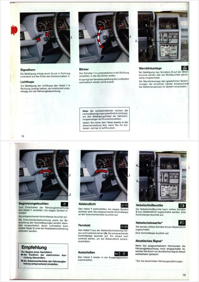 Renault Espace I 1 Handbuch / page 10