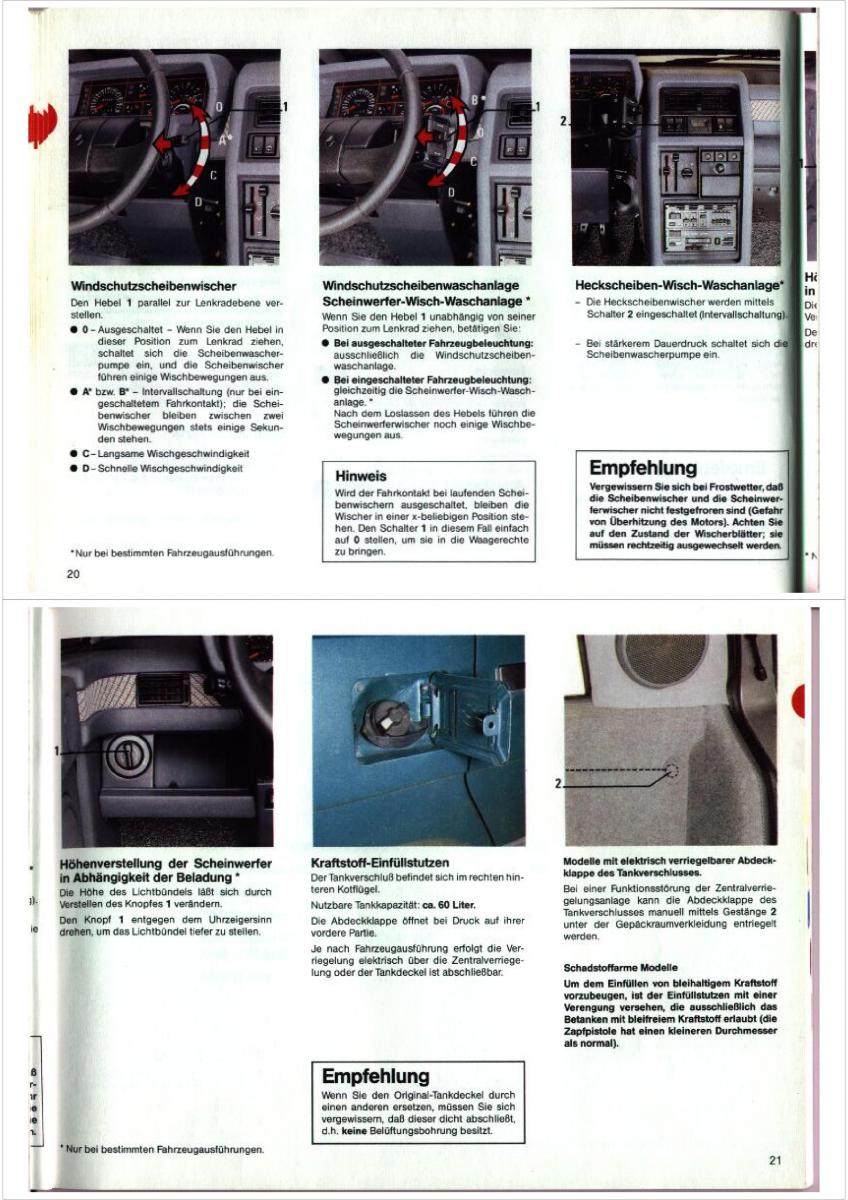Renault Espace I 1 Handbuch / page 11